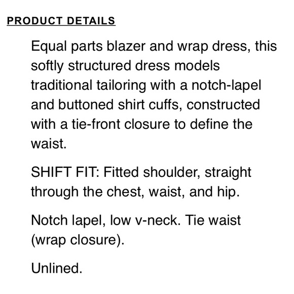 Banana Republic Red Blazer Dress size M NWT - Picture 4 of 7